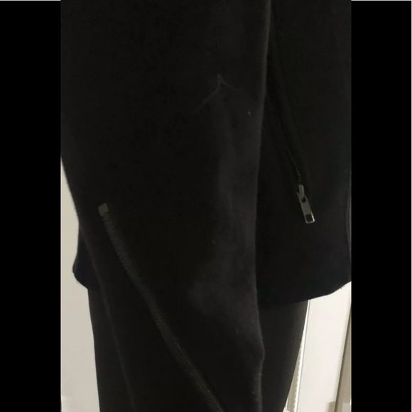 NEW HELMUT LANG BLACK BIKER JACKET W/ LAMBSKIN - Picture 6 of 7
